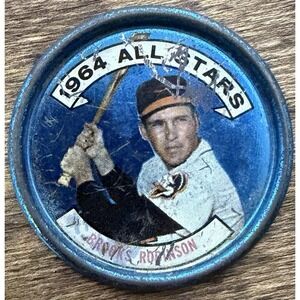 BROOKS ROBINSON 1964 TOPPS COIN #125   "1964 ALL-STARS"  ORIOLES HOF LEGEND